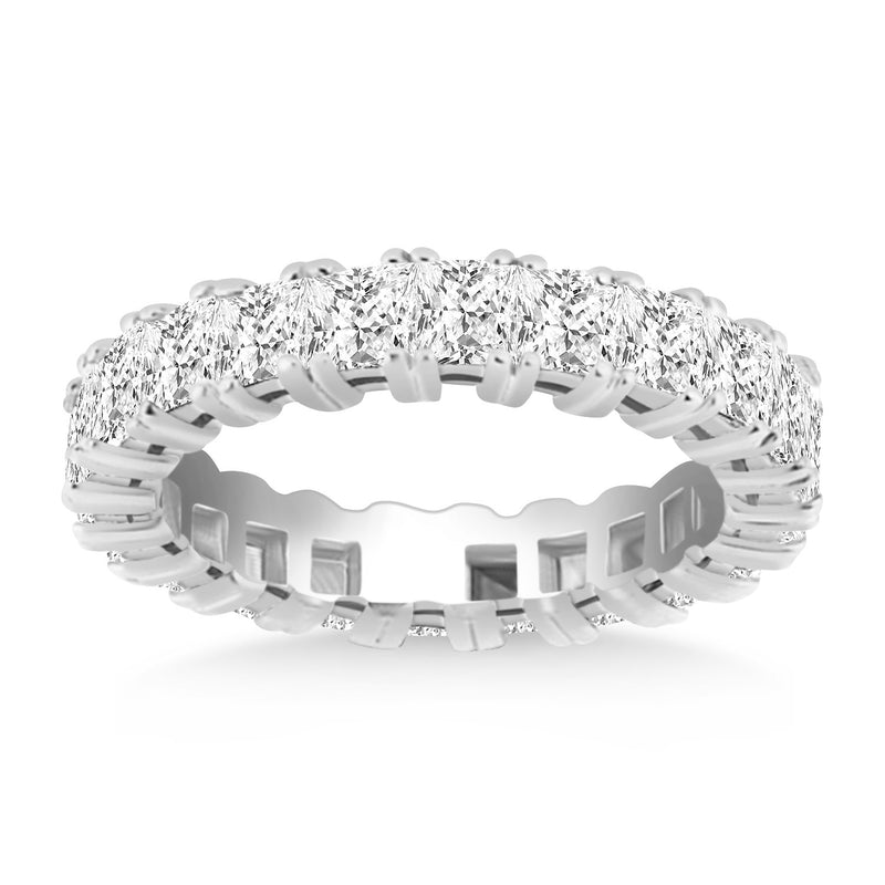 14K White Gold Princess Cut Diamond Eternity Ring