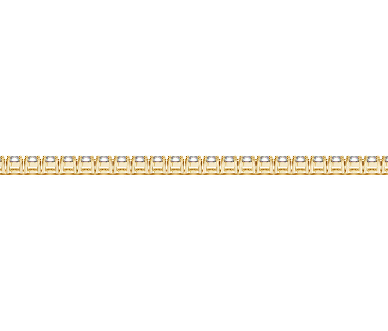 14K Yellow Gold Round Diamond Tennis Bracelet (3 ct. tw.)