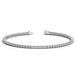 14K White Gold Round Diamond Tennis Bracelet (2 ct. tw.)