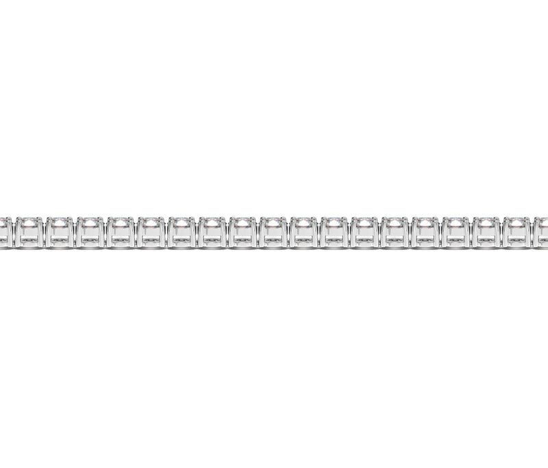 14K White Gold Round Diamond Tennis Bracelet (5 ct. tw.)