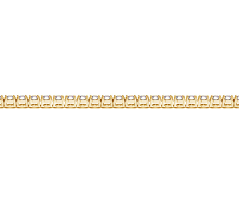 14K Yellow Gold Round Diamond Tennis Bracelet (4 ct. tw.)