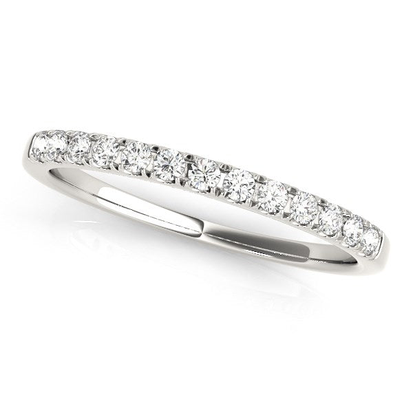 14K White Gold Timeless Diamond Wedding Ring (1/5 ct. tw.)