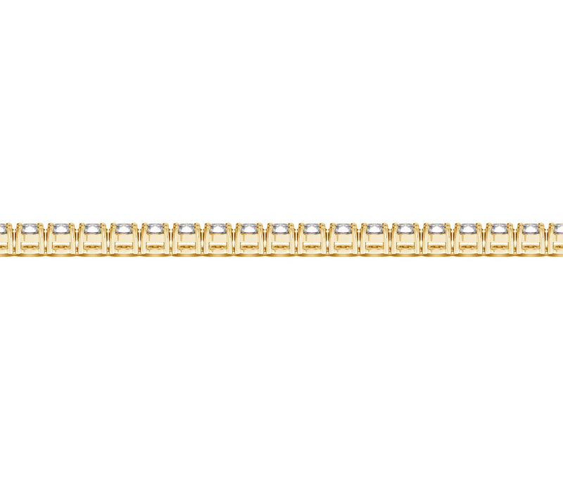 14K Yellow Gold Round Diamond Tennis Bracelet (5 ct. tw.)