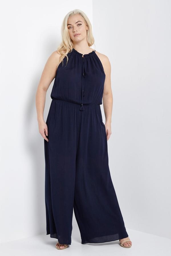 Andrea Tassel Tie Jumpsuit