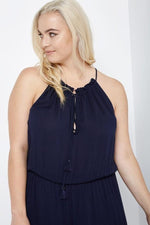 Andrea Tassel Tie Jumpsuit