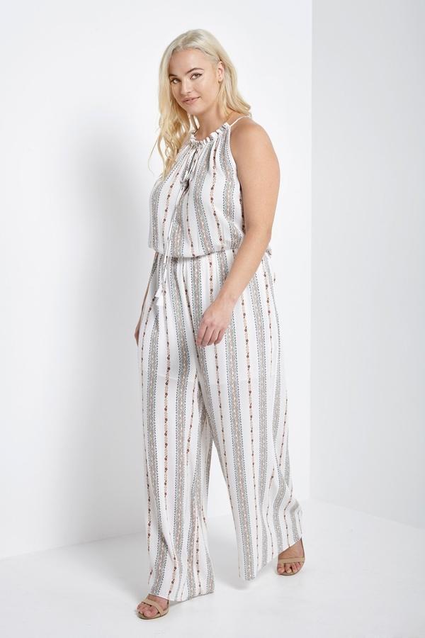 Helena Striped Jumpsuit
