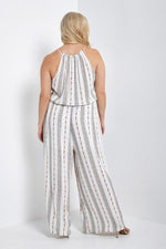 Helena Striped Jumpsuit