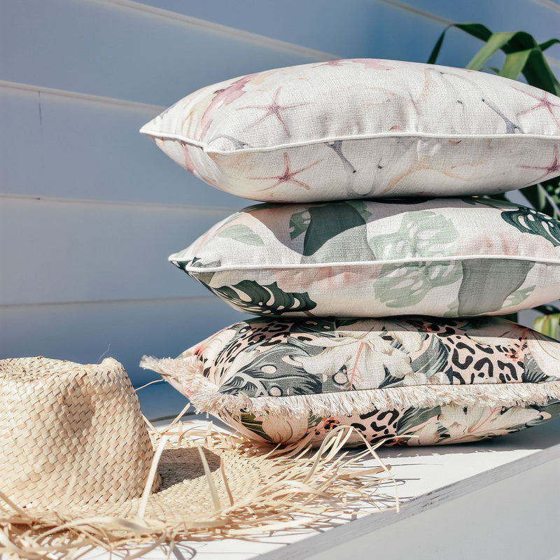 Cushion Cover-With Piping-Coral Coast-35cm x 50cm
