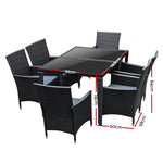 Outdoor Furniture 7pcs Dining Set - Pay 50% deposit & we deliver