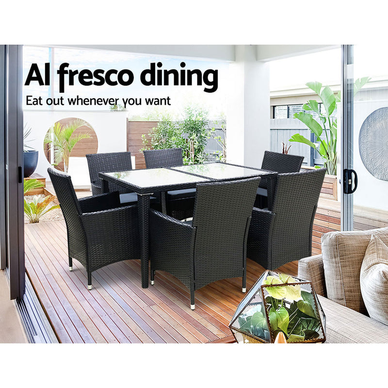 Outdoor Furniture 7pcs Dining Set - Pay 50% deposit & we deliver