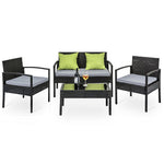 4 Seater Sofa Set Outdoor Furniture Lounge Setting Wicker