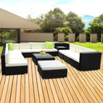 13PC Sofa Set with Storage Cover Wicker - Pay 50% deposit & we deliver