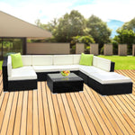 8PC Sofa Set Wicker Patio Lounge - Pay 50% deposit & we deliver