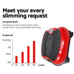 Everfit Vibration Machine Plate Platform Body Shaper Home Gym Fitness Red