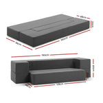 Portable Sofa Bed Mattress Ottoman - Pay 50% deposit & we deliver