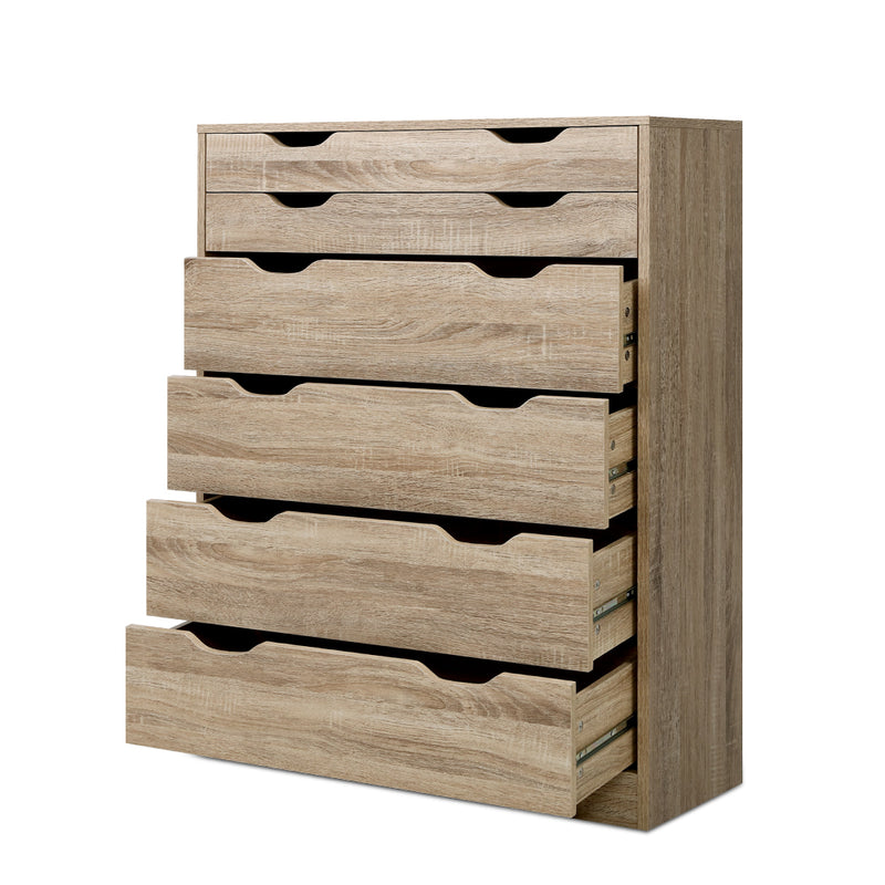 6 Chest of Drawers Tallboy Dresser - Pay 50% deposit & we deliver