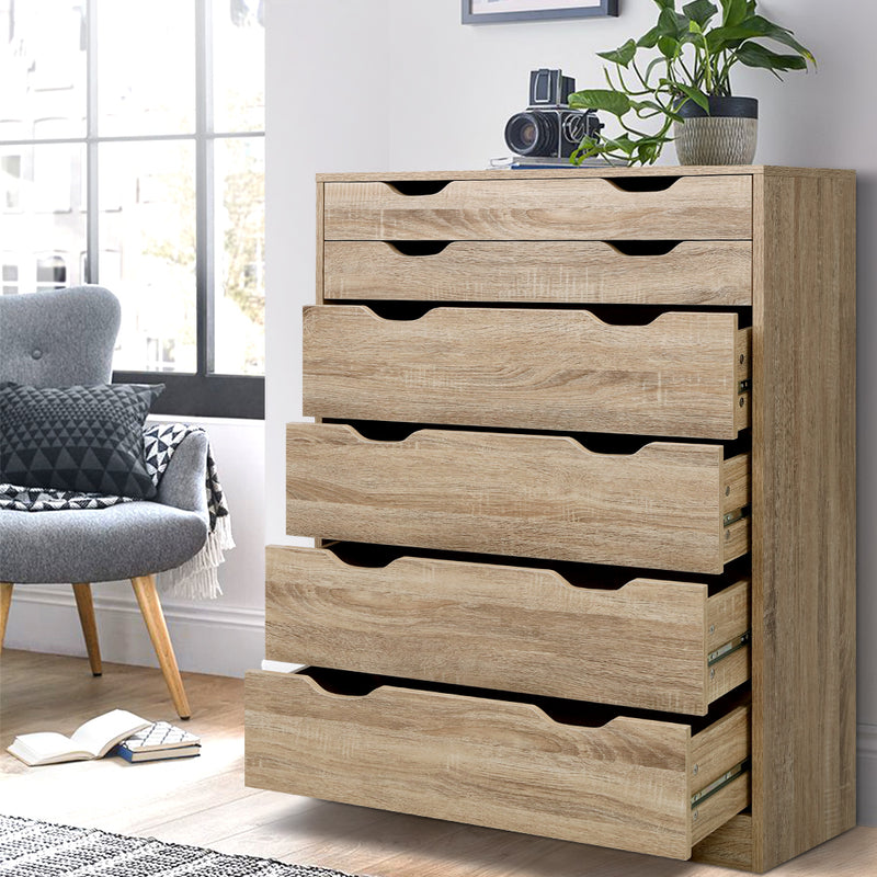 6 Chest of Drawers Tallboy Dresser - Pay 50% deposit & we deliver