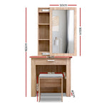 Dressing Table Stool Mirror Cabinet - Pay 50% deposit & we deliver