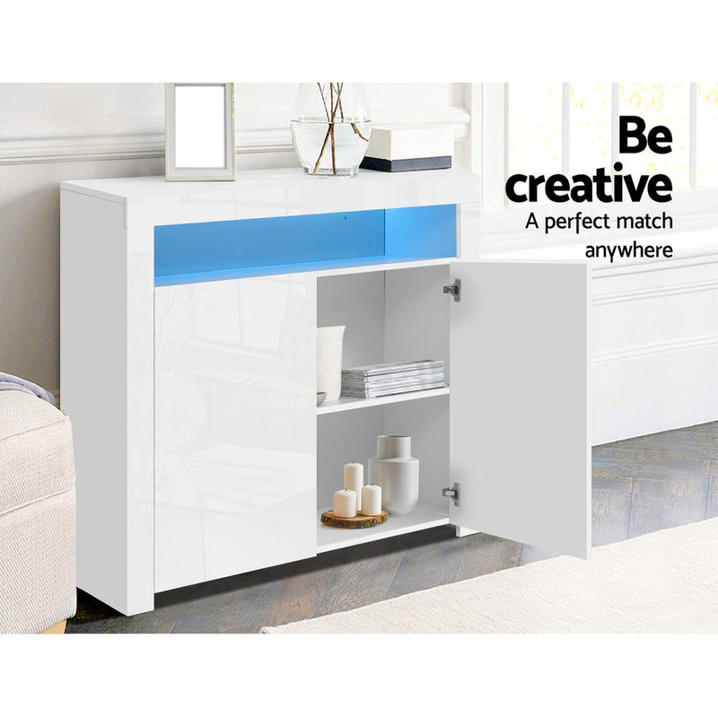 Buffet Sideboard Cabinet LED - Pay 50% deposit & we deliver