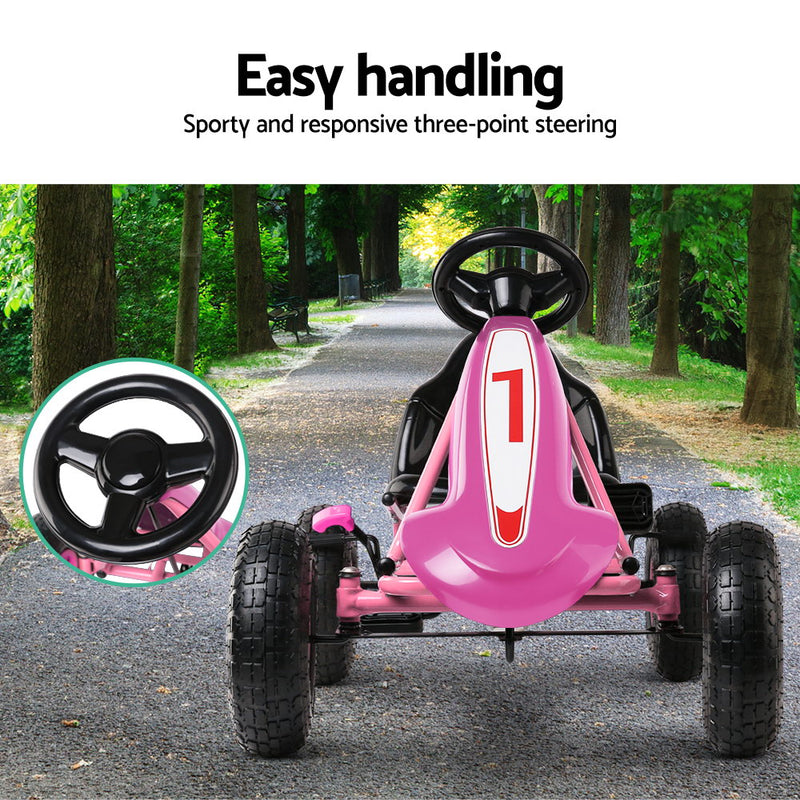 RIGO Kids Pedal Go Kart Car Ride On Toys - Pay 50% deposit & we deliver