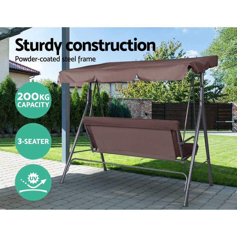 Swing Hammock 3 Seater Canopy - Pay 50% deposit & we deliver