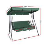 Swing Hammock 3 Seater Canopy - Pay 50% deposit & we deliver