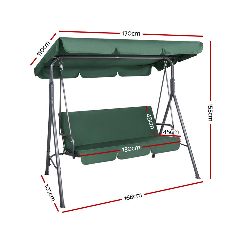 Swing Hammock 3 Seater Canopy - Pay 50% deposit & we deliver