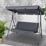 Gardeon Swing Chair with Canopy - Grey