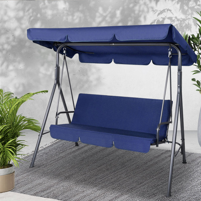 Canopy Swing Chair - Navy - Pay 50% deposit & we deliver