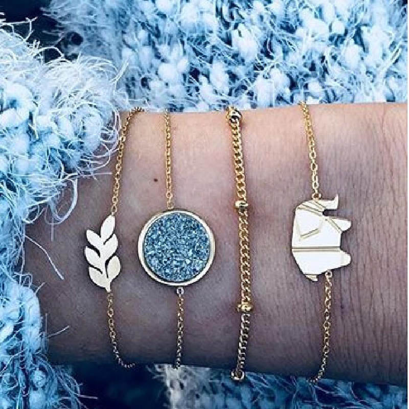 30 Styles Bohemian Bracelet Set For women