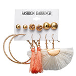 17KM Bohemian Tassel Earrings For Women