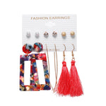 Acrylic Earrings For Women Bohemian Earrings Set