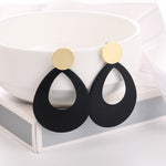 Summer Style Golden Drop Earrings For Women