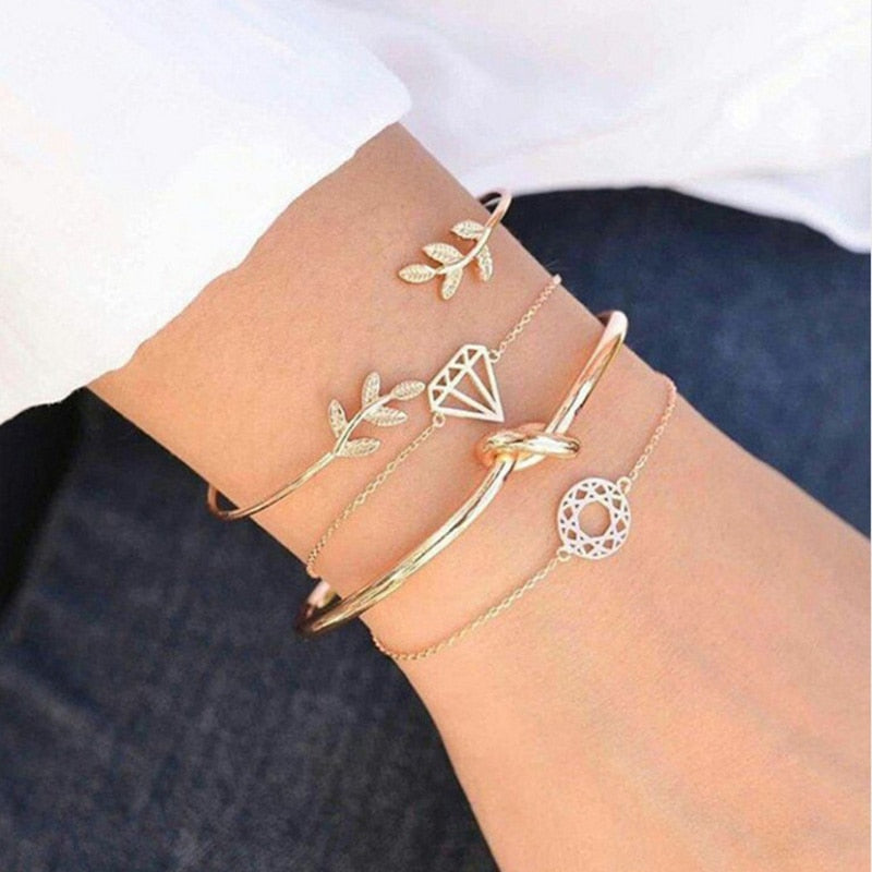 30 Styles Bohemian Bracelet Set For women