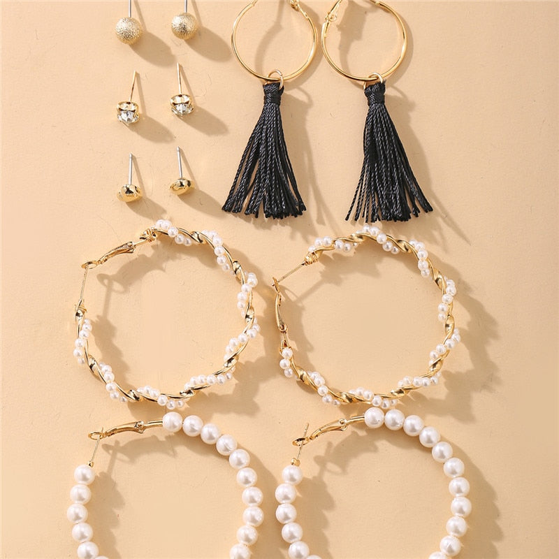 17KM Bohemian Tassel Earrings For Women