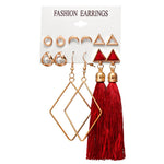 17KM Bohemian Tassel Earrings For Women