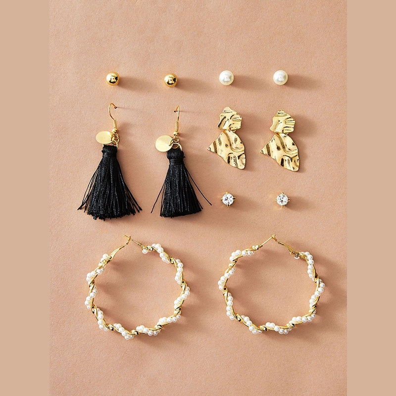 17KM Bohemian Tassel Earrings For Women