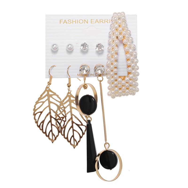 Acrylic Earrings For Women Bohemian Earrings Set