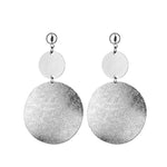 Fashion Statement Earrings Big Geometric Round Earrings