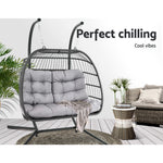 Swing Chair Egg Hammock Wicker - Pay 50% deposit & we deliver