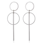 Fashion Statement Earrings Big Geometric Round Earrings