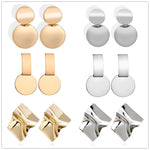 Fashion Statement Earrings Big Geometric Round Earrings