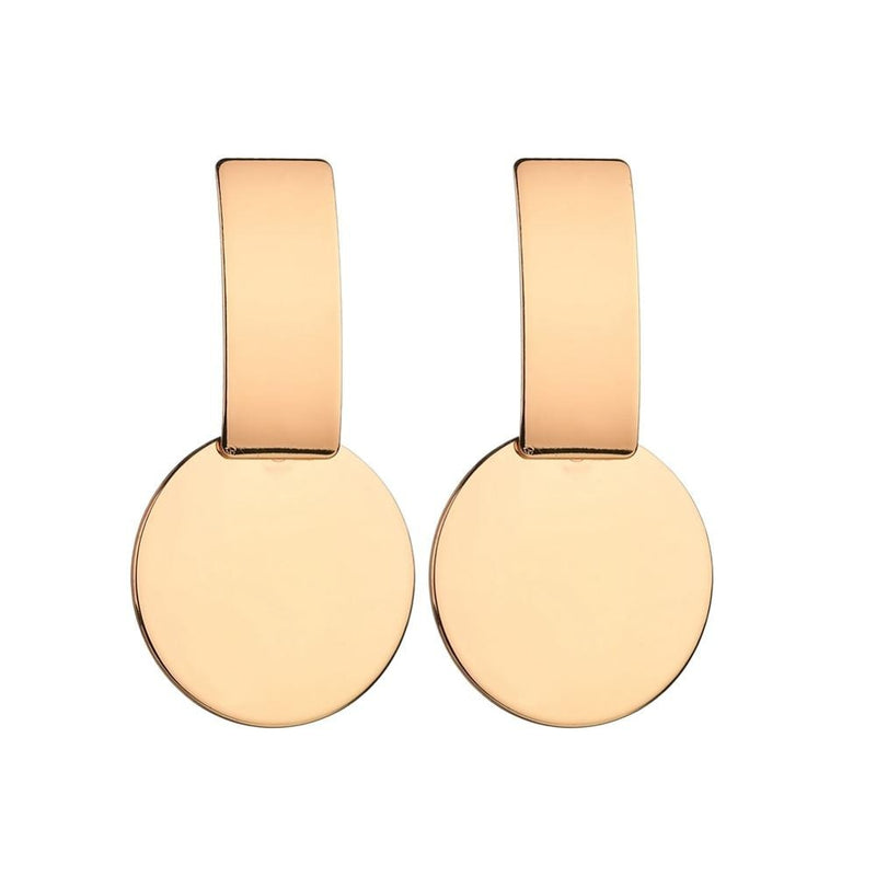 Fashion Statement Earrings Big Geometric Round Earrings