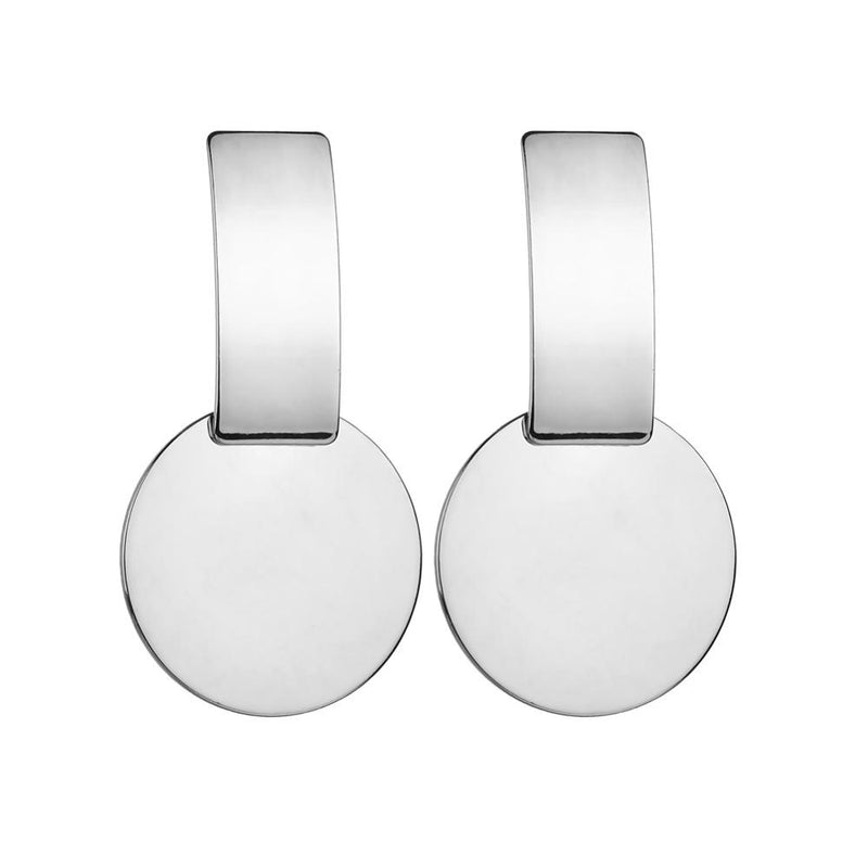 Fashion Statement Earrings Big Geometric Round Earrings