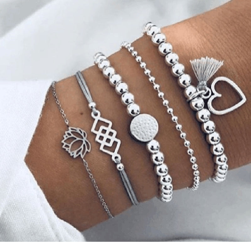 30 Styles Bohemian Bracelet Set For women