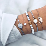 30 Styles Bohemian Bracelet Set For women