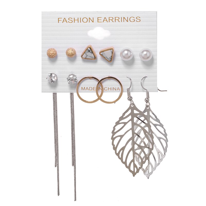 Acrylic Earrings For Women Bohemian Earrings Set