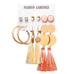 17KM Bohemian Tassel Earrings For Women