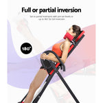 Everfit Inversion Table Gravity Stretcher Inverter Foldable Home Fitness Gym