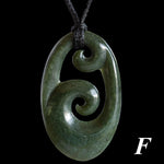 Large Jade Koru by Andrew Ralph (2 Colour Styles)